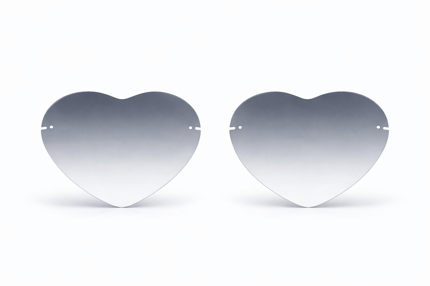 HEART RIMLESS LENS